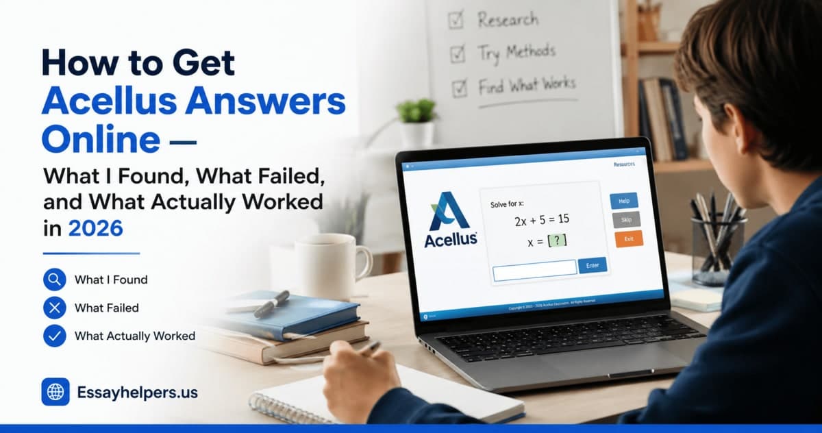 How to Get Acellus Answers Online — What I Found, What Failed, and What Actually Worked in 2026