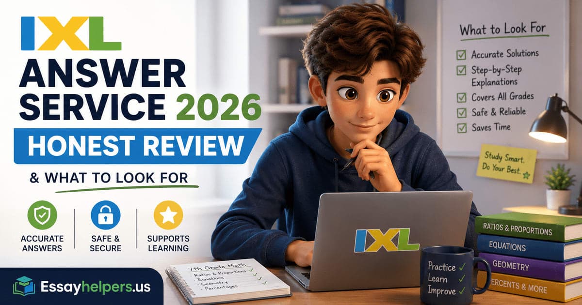 Best IXL answer service 2026 — honest review and what to look for