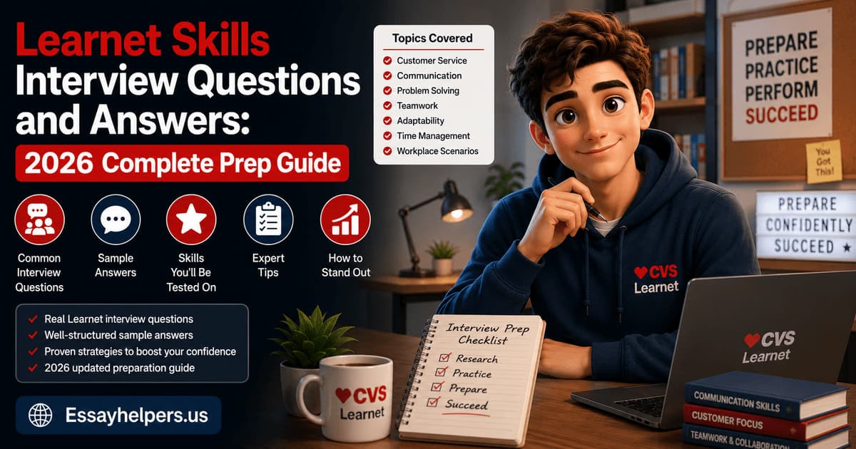 Learnet skills interview questions and answers: 2026 complete prep guide