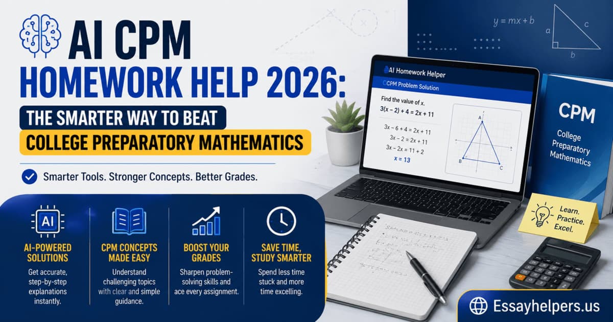 AI CPM homework help 2026